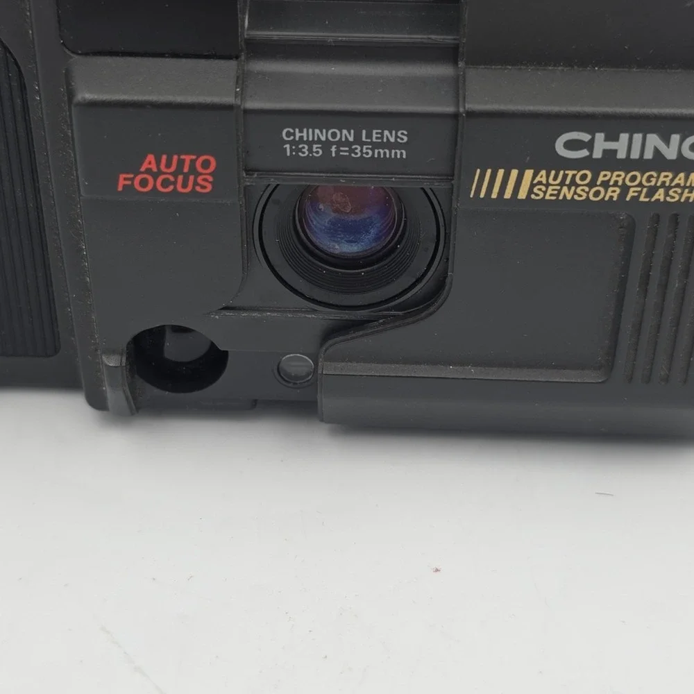 Chinon Auto 1001 DX 35mm Point & Shoot Film Camera Untested Parts Or Repair